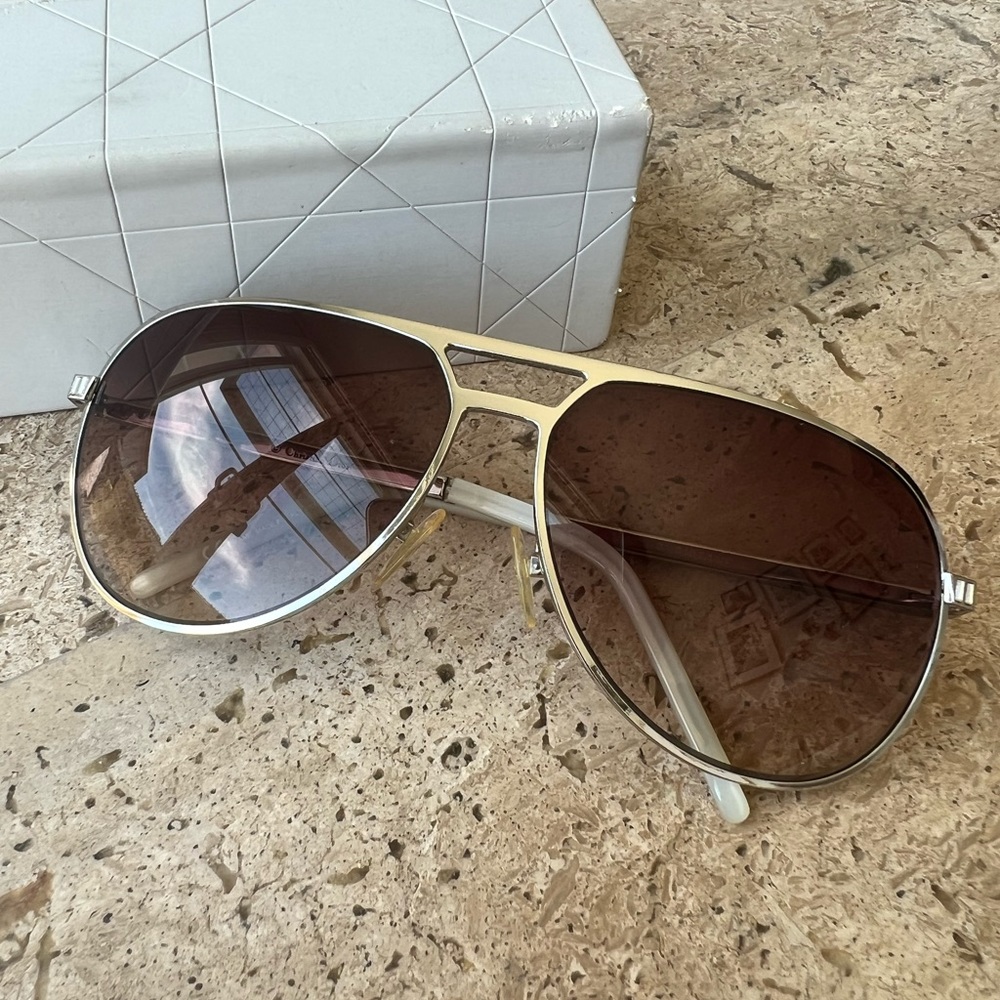 Authentic DIOR Christal Aviator Sunglasses